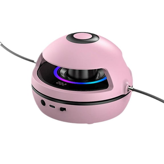 Smart Bluetooth Jump Rope Machine, Motorized, Silent, Multi-User, App Sync, Pink, 13.6 x 9.5 cm