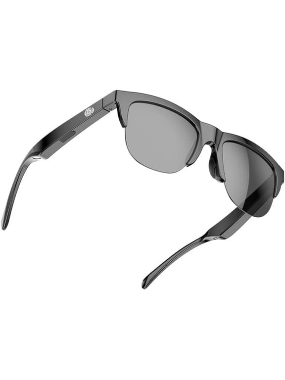 Smart Bluetooth Polarized Sunglasses with Speaker, UV Protection, Unisex, Black