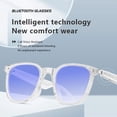 thumbnail image 1 of Smart Bluetooth Polarized Sunglasses with Speaker, UV Protection, Unisex, Blue, 1 of 7