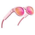 thumbnail image 1 of Smart Bluetooth Sunglasses for Kids, Polarized UV Protection, Open Ear Audio, Hands-Free Calls (Pink), 1 of 7