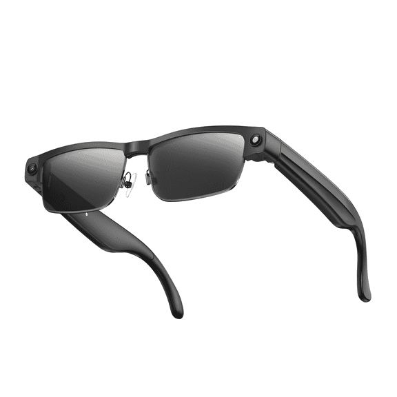 Smart Bluetooth Sunglasses with 1080P HD Camera, AI Voice, Open-Ear Audio, UV Protection, WiFi & Real-Time Translation for Men Women