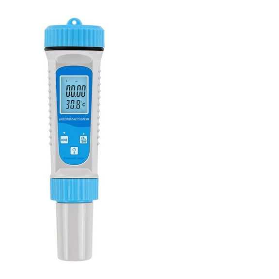 Smart Bluetooth Water Tester Multifunction 6in1 PH/EC/TDS/Salinity/S.G/Temp Meter Water Detector