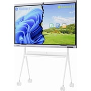 Tiburn INSPUR 65 Ultra 4K UHD Smart Board | Android 13 & Windows 11 Pro Dual OS, 8-Line Array Mic, Auto-Framing Webcam, Enterprise whiteboard for Office, Classroom, Conference Wall Mount Included