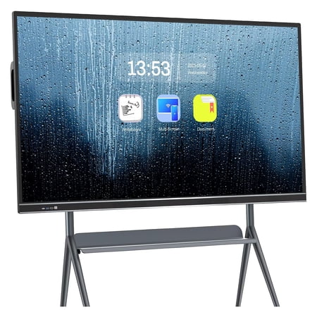 OmninexHub Smart Board 75 Inch All-in-One Touch Interactive Whiteboard with Dual System, Cloud Sharing Functionality, Ideal for Interactive Classrooms, Office