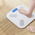 thumbnail image 1 of Smart Body Weight Scale | Bluetooth Digital Bathroom Weighing Machine | Body Fat Steato Analysis | High-Precision Sensor | Large LED Display | Fitness App Sync | 0.1kg Accuracy | 180kg Capacity, 1 of 4