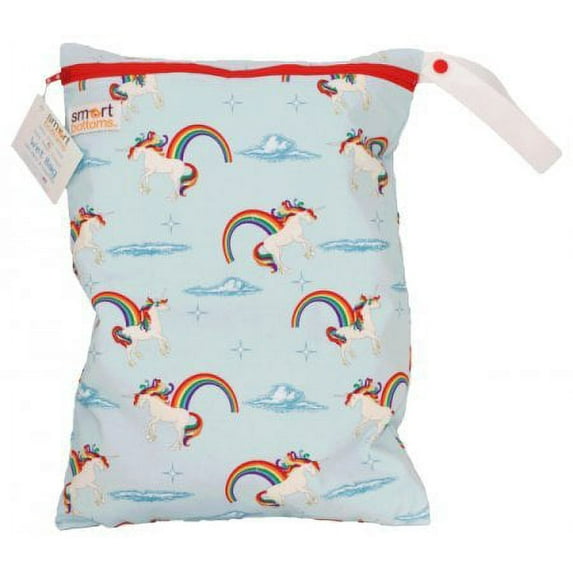 Smart Bottoms Large Wet Smart Bag with Handle (Over the Rainbow)
