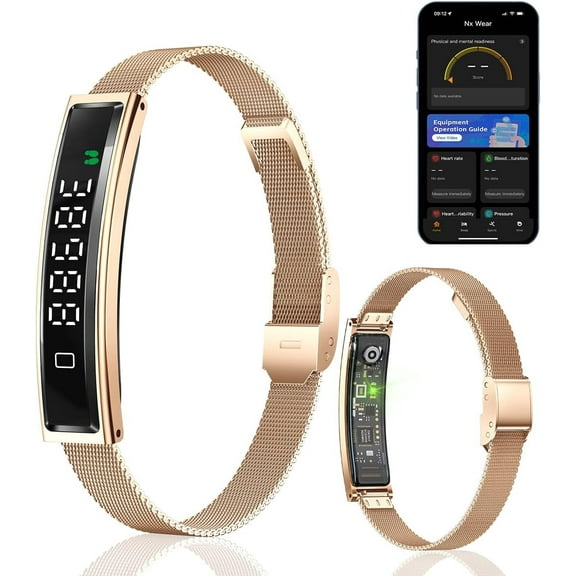 Smart Bracelet,Activity&Fitness Trackers,Touch Screen/5ATM Waterproof,Multiple Sports Modes,Free App for iOS Android