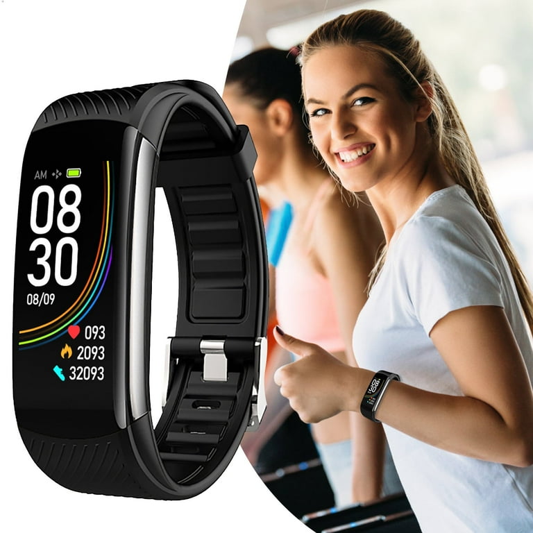 Fitness tracker with blood oxygen & heart rate monitor 2025