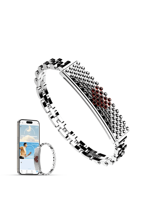 Smart Bracelet, Wearable Activity & Fitness Tracker Band, Smart Heart Shape Wristband for Women, Free APP