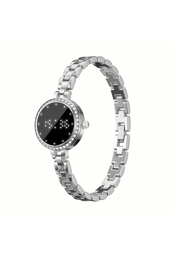 Smart Bracelet for Women,Luxury Fitness Tracker, Health & Sleep Monitor,Multi-Sport Modes,Remote Camera Control,Call & Message Alerts,Elegant Gold Jewelry SmartWatch for iOS Android