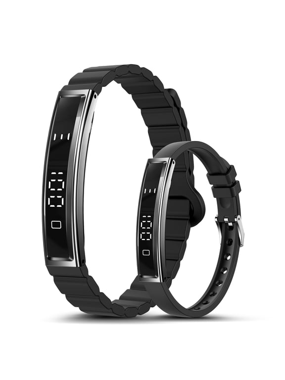 Smart Bracelet for Women Men, Health Activity Fitness Trackers, Sleep Tracker & 24/7 Heart Rate, Stress Monitor, Smart Wristband with Free APP 2 Bands, Birthday Gifts