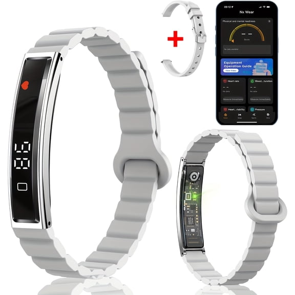 Smart Bracelet for Men Women, Touch Screen, Fitness/Sleep Tracker, Calorie/Period Monitor, Photo Control, Smart Band for iOS/Android