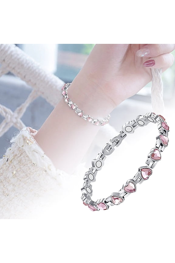 Smart Bracelet for Women Alloy Fashion Jewelry with Heart Design Activity with -functional Features