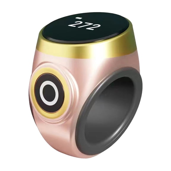 Smart Button Ring Counter Rechargeable Luminous Digital Display