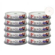 Smart Buy 100-disc 50GB 6x Blu-Ray BD-R DL Dual Layer White Inkjet Hub Printable Blank Data Video Recordable