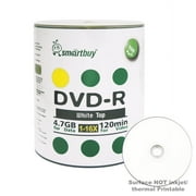 Smart Buy 120 Min 4.7 GB 16X DVD-R Recordable Disks Spindle, 100 Pack