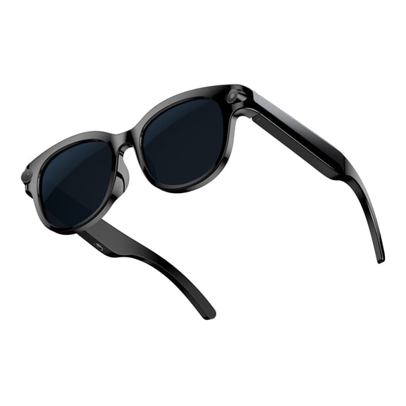 Smart Camera Glasses  8MP Video Recording Sunglasses with 3 Interchangeable Lenses, HD Photos & Videos, AI Translation, Object Recognition, Lightweight Wearable Tech for Vlogging & Travel