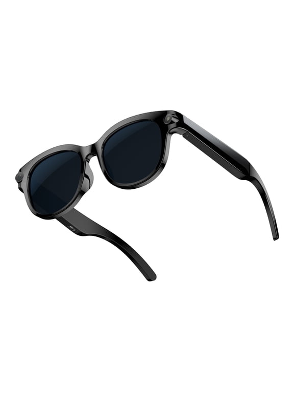 Smart Camera Glasses 8MP Video Recording Sunglasses with 3 Interchangeable Lenses, HD Photos & Videos, AI Translation, Object Recognition, Lightweight Wearable Tech for Vlogging & Travel