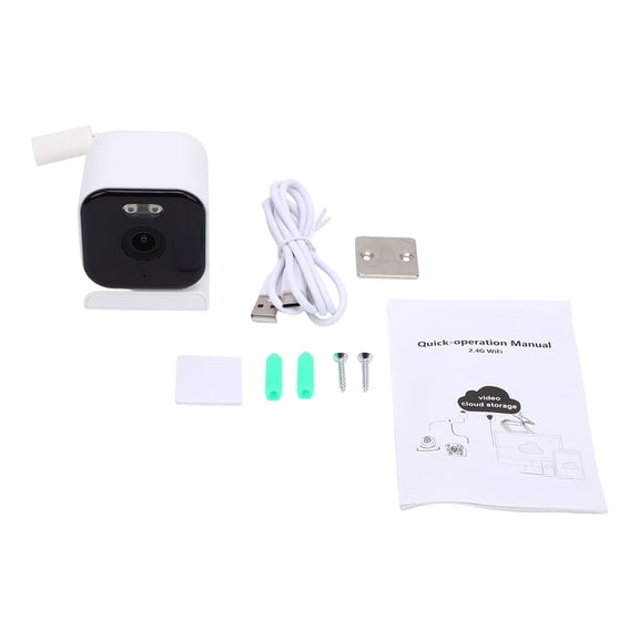 Smart Camera Night Viewing Camera TY WiFi Camera Indoor Outdoor Security Camera 4MP HD Two Way Audio Night Viewing Motion Detection Easy Installation BT Connection 256GB Memory Card Support