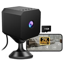 Mini Spy Camera Wireless, Small Hidden Camera with Night Vision, Spy Camera Hidden Camera for Home Security, Baby Monitor, Pet Camera, 32GB SD Card.