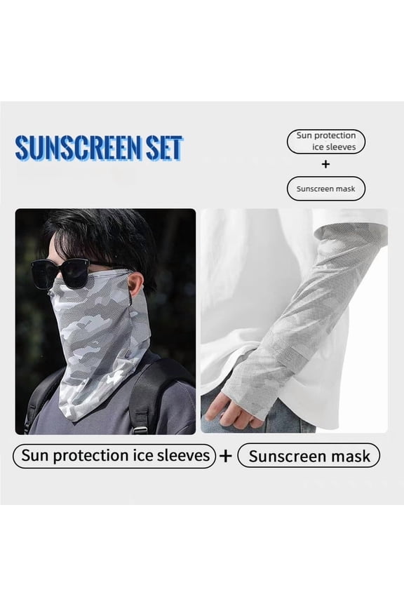 Smart Camping Equipment Multi-Function Scarf with Ice Silk Unisex Cycling Snood (by Typpkmm)
