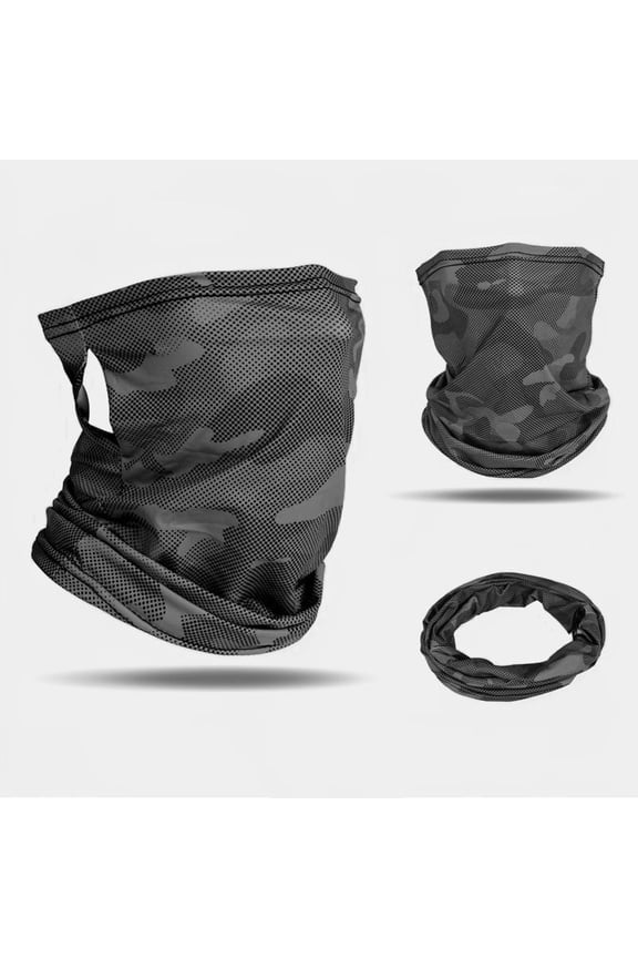 Smart Camping Equipment Multi-Function Scarf with Ice Silk Unisex Cycling Snood (by Typpkmm)