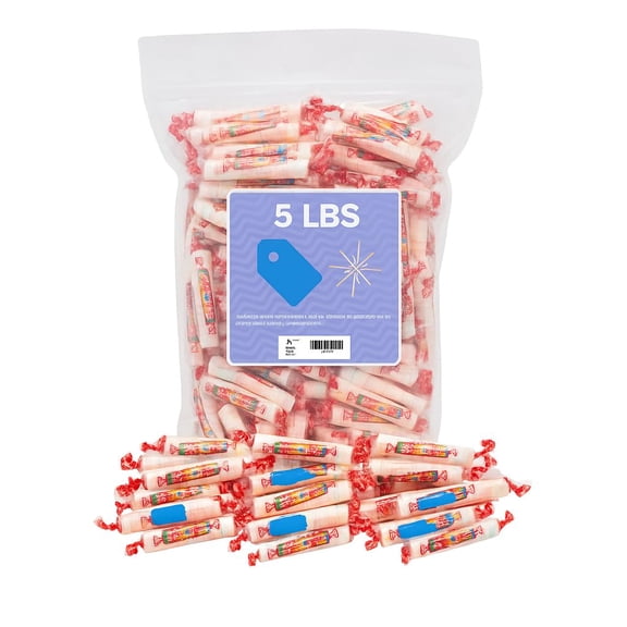 Smart Candy Bulk Rolls Original Flavor - Gluten & Vegan Free - Classic Sweetness From Family Owned Company Since 1949, Peanut Free & Dairy Free - Perfect Halloween Candy - 5 Pound Bag 624149
