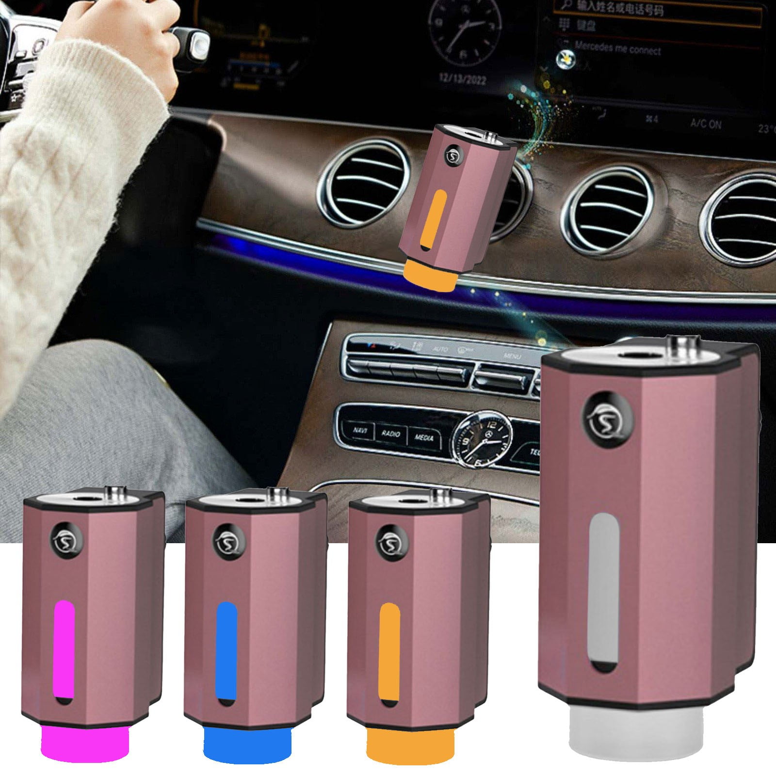 Smart Car Air Aromatherapy With Three Adjustable Fragrance Concentration Vent Pouch for Car Car