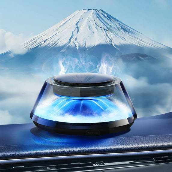 Smart Car Air Freshener, Automatic On/Off with Vibration Sensor, Rechargeable Ambient Light Diffuser, Adjustable Spray Modes, 15ml Capacity for Enhanced Aroma and Long-Lasting Freshness