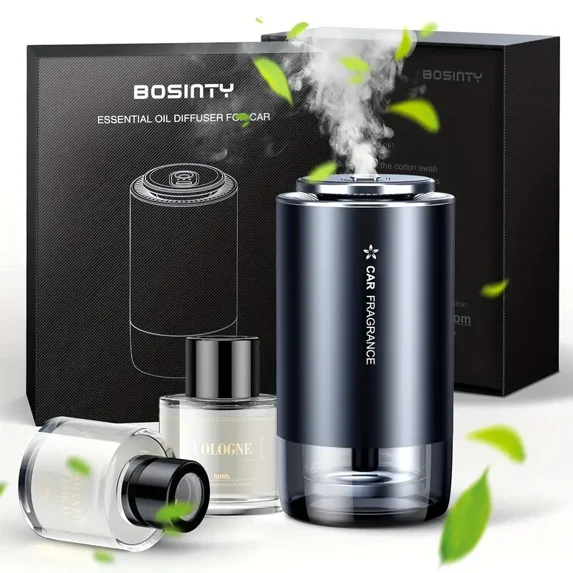 Smart Car Air Freshener, Car Diffuser, 3 Mode Adjustable Auto On/Off, Car Accessories for Women & Men, Diffusers for Home, Car, Small Space