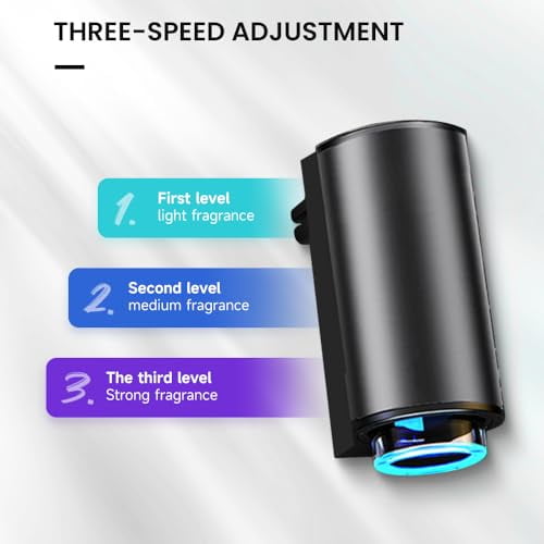 Smart Car Air Freshener Diffuser with Three Adjustable, Portable Smart ...
