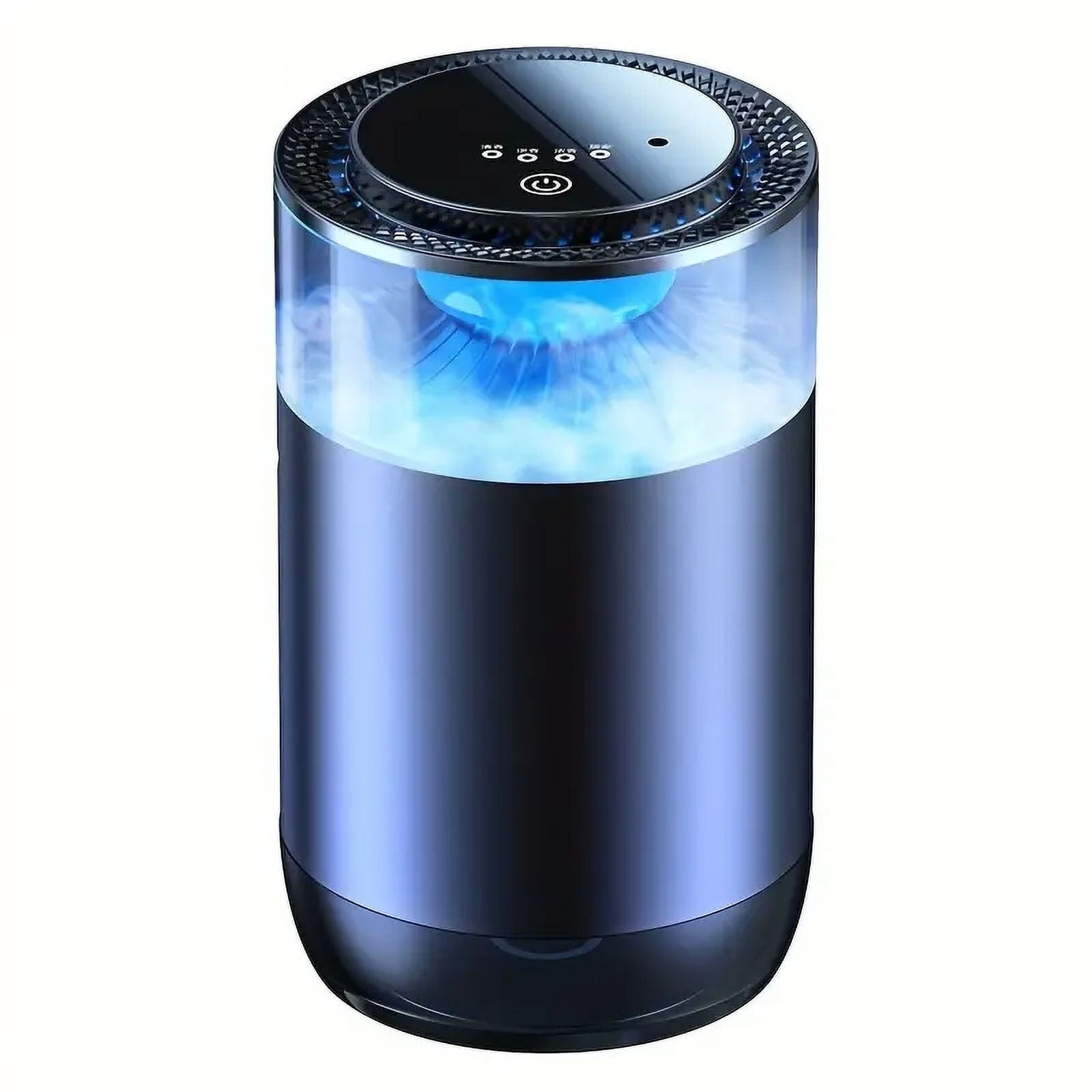 Smart Car Air Freshener, Mood Light and Misting Car Fragrance, Auto On/Off Air Freshener Diffuser, Adjustable Intensity, Premium Scent - Mystic Ice