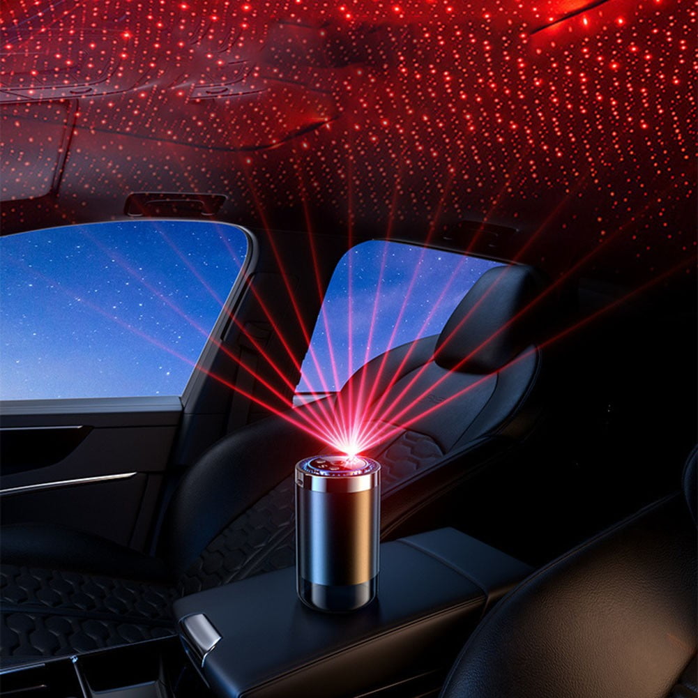 Smart Car Air Freshener Rechargeable Car Aromatherapy Diffuser Starry Light