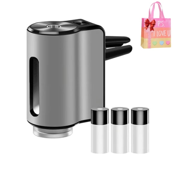 Smart Car Air Freshener with Three Adjustable Concentration Scent Levels, Vent Clip Car Air Fresheners with Auto Sensor