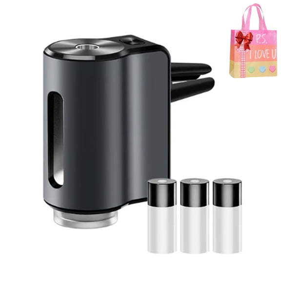 Smart Car Air Freshener with Three Adjustable Concentration Scent Levels, Vent Clip Car Air Fresheners with Auto Sensor
