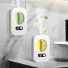 Smart Car Aroma Diffuser Automatic Air Freshener Spray Rechargeable Waterless Essential Oil Humidifier Wall Mounted Deodorizer for Home Office White