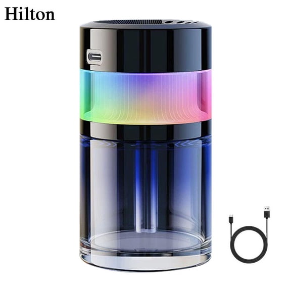 Smart Car Freshener, Auto On/Off Essential Oil Diffuser, Intelligent Aroma Diffuser with Color & Starry Sky Projection for Car, Home, Office Gift for Men & Women - Type C