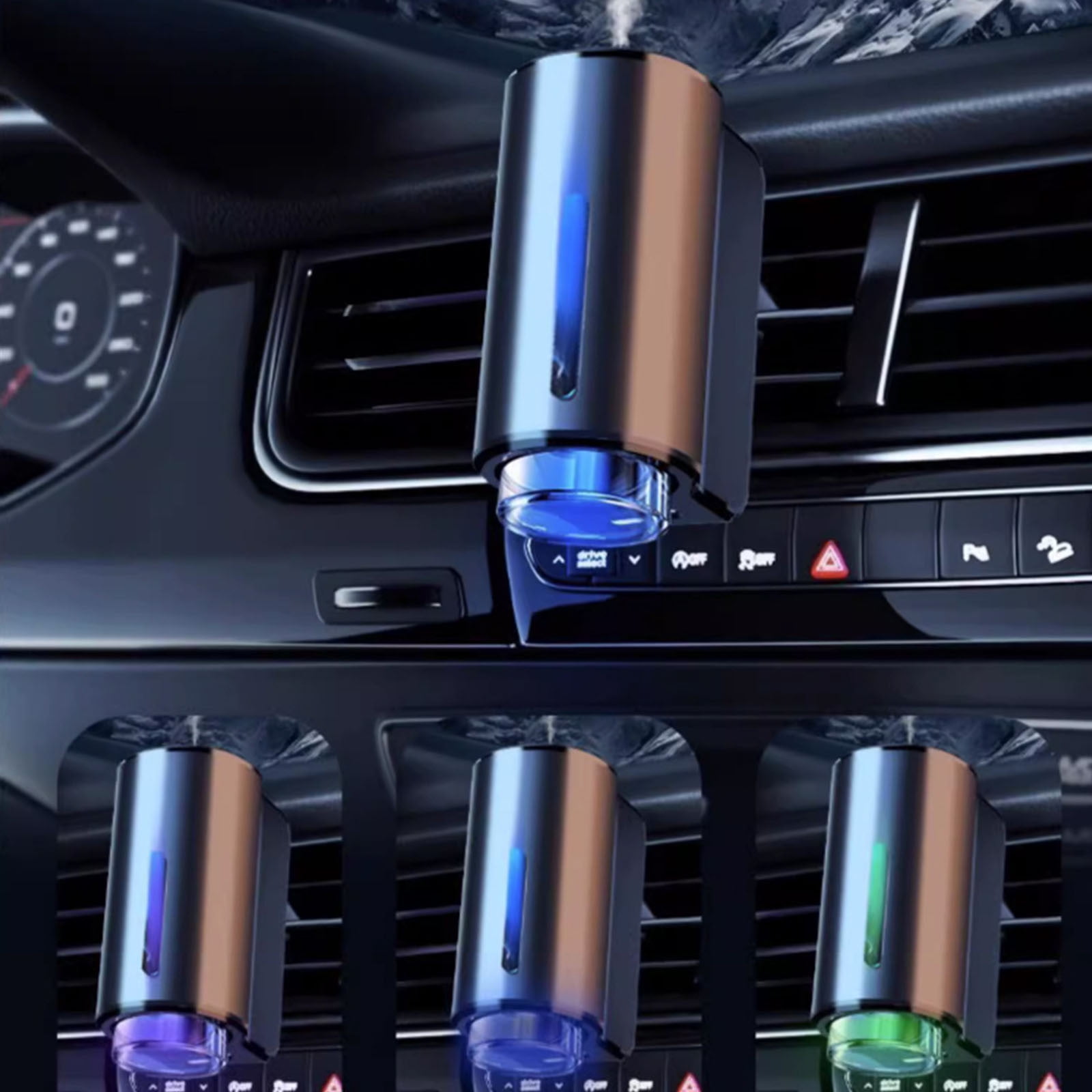 Smart Car Freshener With Three Intelligent Car Aroma Rechargeable Long