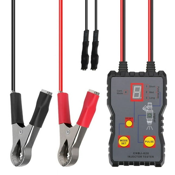 Smart Car Injector Tester Automotive Cleaning Tool Kit Injector Flush Cleaner System Scan Tool,1 * Smart Car Injector Tester,Grey