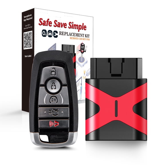 Smart Car Key DIY Porgramming Kit and Keyless Entry Remote Replacement Ford Fusion/Explorer/Edge/Mustang/2017-2019 Ford Expedition with FCC: M3N-A2C93142600