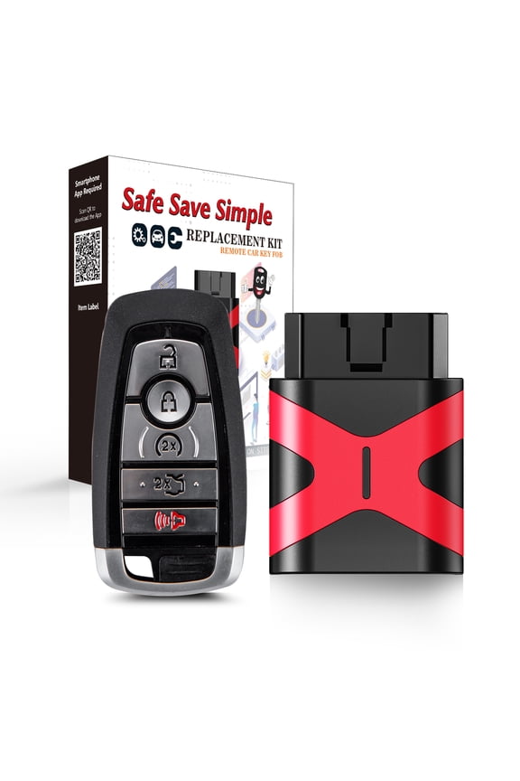 Smart Car Key DIY Porgramming Kit and Keyless Entry Remote Replacement Ford Fusion/Explorer/Edge/Mustang/2017-2019 Ford Expedition with FCC: M3N-A2C93142600