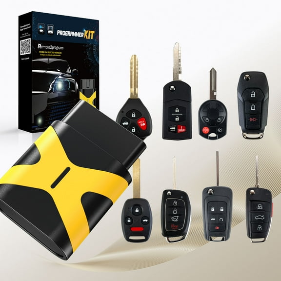 Smart Car Key DIY Programmer Remote/Pairing OBD Scan Tool for Large Number of car Models to Program The Key/Save and Simple (OBD ONLY)