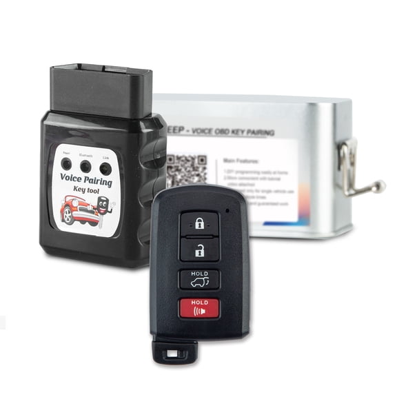 Smart Car Key Voice Kit Self Programmable Keyless Entry Remote Replacement for 2013 - 2018 Toyota RAV4 HYQ14FBA 0020 Board