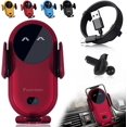 thumbnail image 1 of Smart Car Wireless Charger Phone Holder, Wireless Auto Sensing Cell Phone Car Chargers Holder Car Phone Holder Compatible for iPhone13/12 11/ Pro/XS/XR/ 8 Plus, Samsung S10 /S9 / Note10 / Note9, 1 of 16