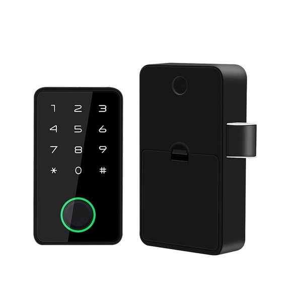 Smart Card Lock Drawer Cabinet Biometric Fingerprint Lock Home Keyless Electronic Lock Secure ,Keyless Entry Deadbolt