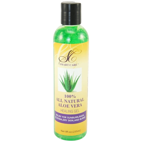 100% All Natural Aloe Vera Healing Gel 8oz