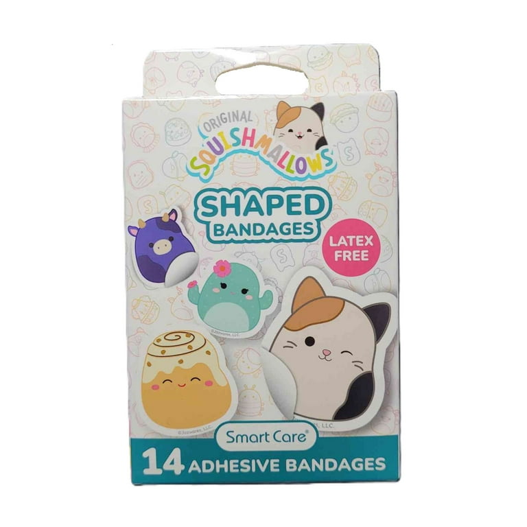 Smart Care Squishmallow Shaped Bandages Latex Free - Walmart.com