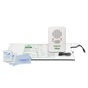 Smart Caregiver Bed Alarm System - Corded 10 x 30 Weight Sensing Bed Alarm Pad with Bed Exit Alarm Monitor in-Room, 10 Individual Cleaning Wipes and Liberty Cleaning Cloth
