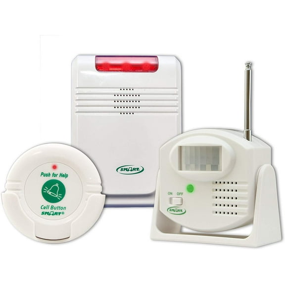 Smart Caregiver Cordless Motion Sensor and Nurse Call System for Fall Prevention Know when they need help or are getting up!