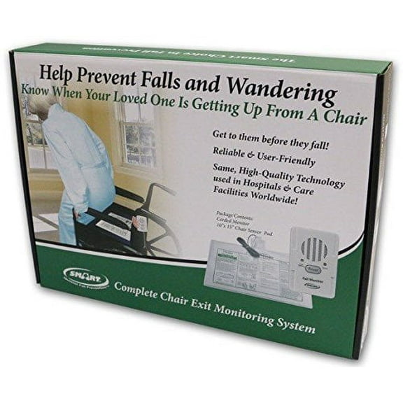 Smart Caregiver - Exit Alarm with Chair Pressure Sensing Pad - Lets you know when they get up! by Smart Caregiver